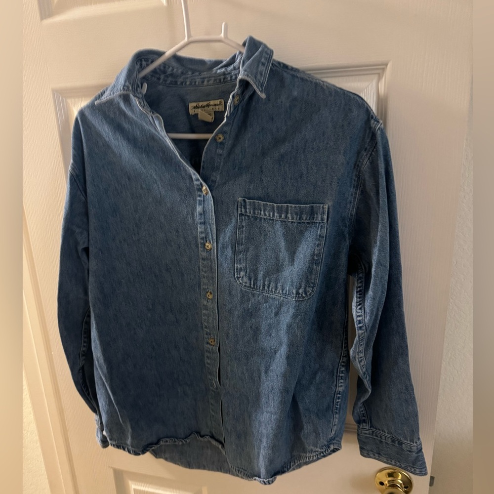 Eddie Bower Vintage Woman’s Jean Shirt